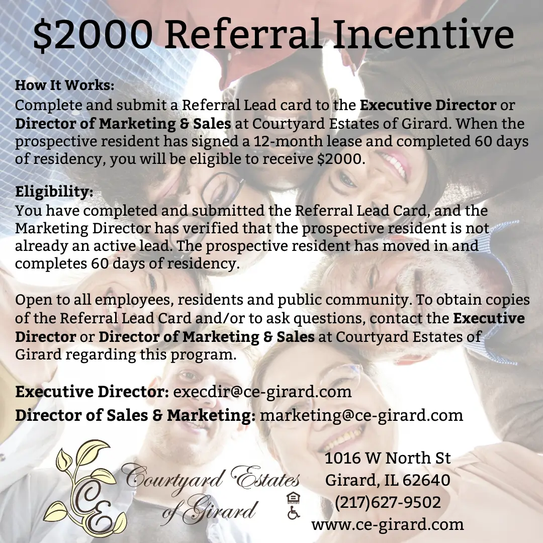 Referral Incentive